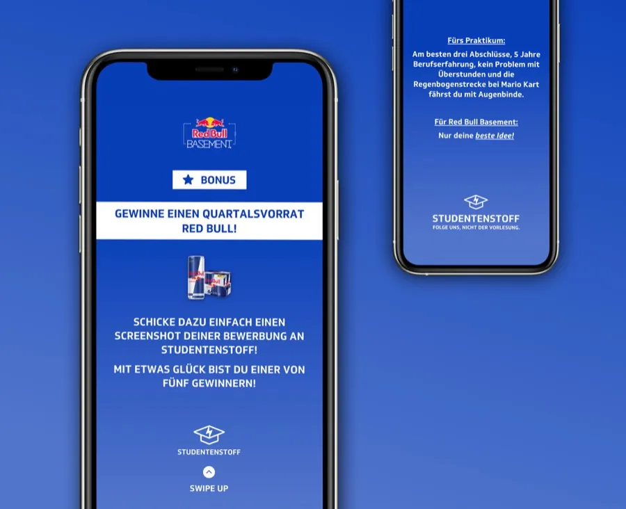 Studenten Flügel verleihen – Awareness-Kampagne für Red Bull