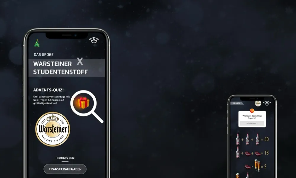 Interaktives Brand-Format mit Warsteiner