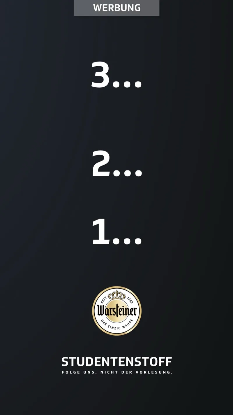 Warsteiner: Motiv 5 der Recruiting-Kampagne auf Studentenstoff